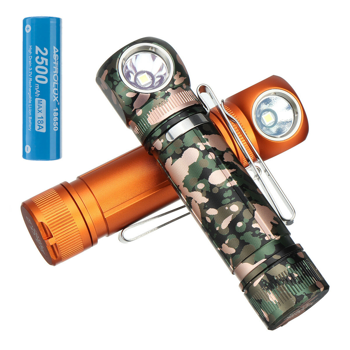 Astrolux® HL02 SFS80 1600lm 210m L-shape Flashlight LED Headlamp 18650/18350 Type-C Rechargeable High Performance Mini T