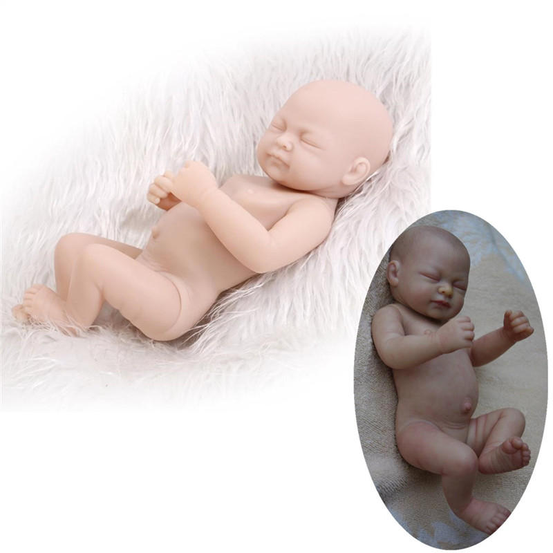 10" Girl Full Vinyl Newborn Baby Lifelike  Baby  Dolls Toys Reborn Dolls Baby 