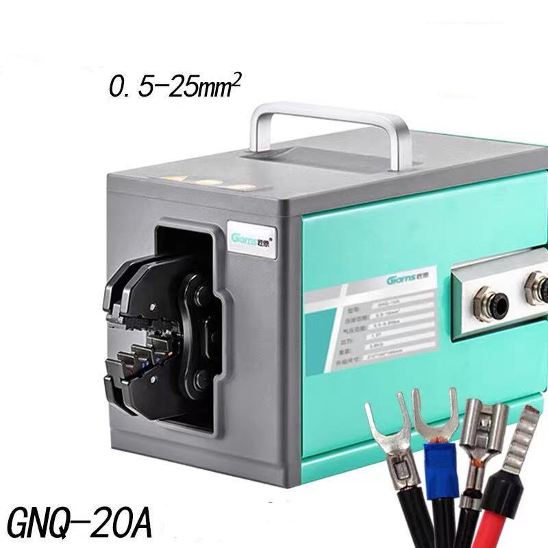Giarns GNQ-20A Pneumatic Crimping Pliers Cold Crimping Pliers Electric Terminal Crimping Machine 0.5-16 Square