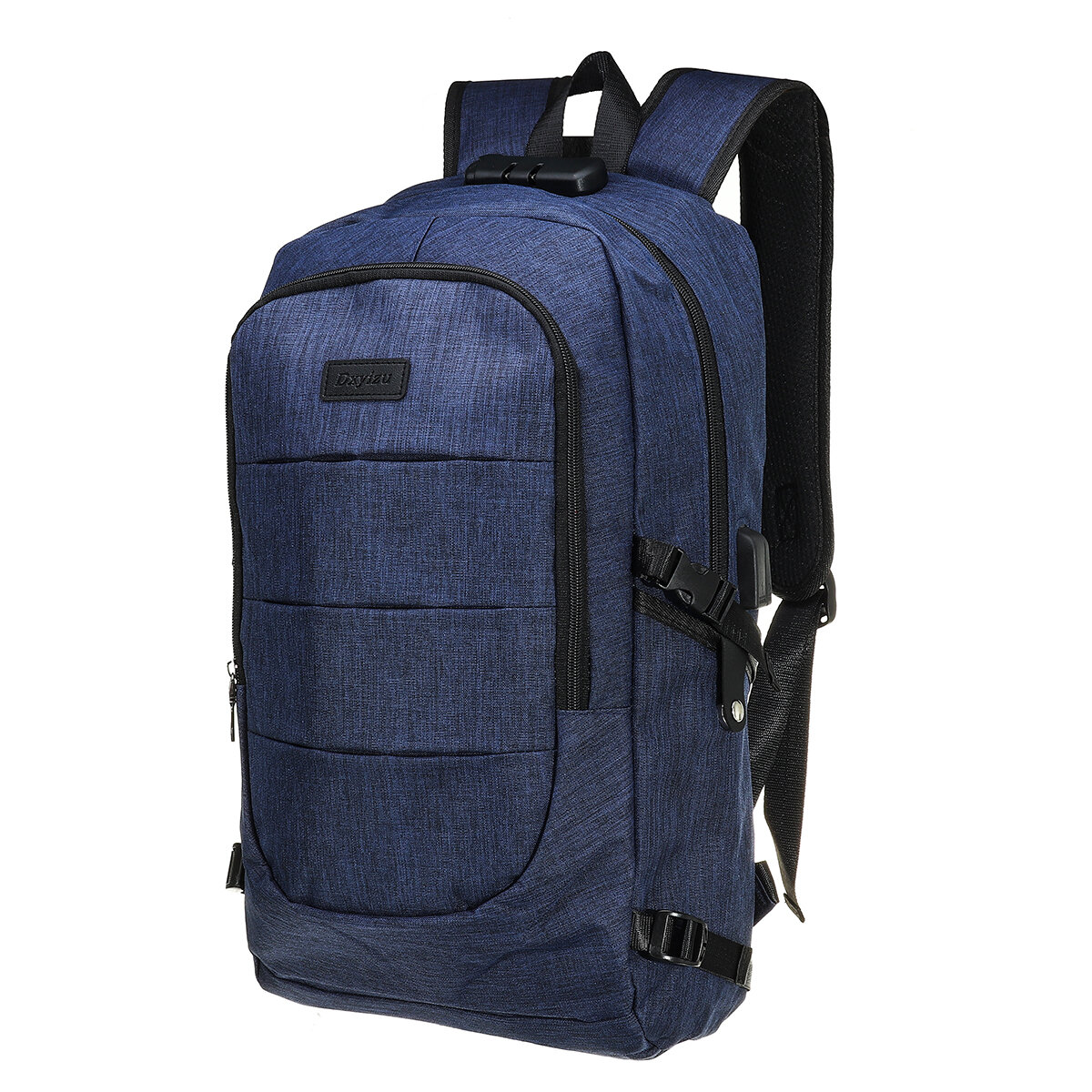 Unisexe anti-vol ordinateur portable sac à dos voyage affaires sac d'école sac à dos avec verrouillage sécurisé + port USB 