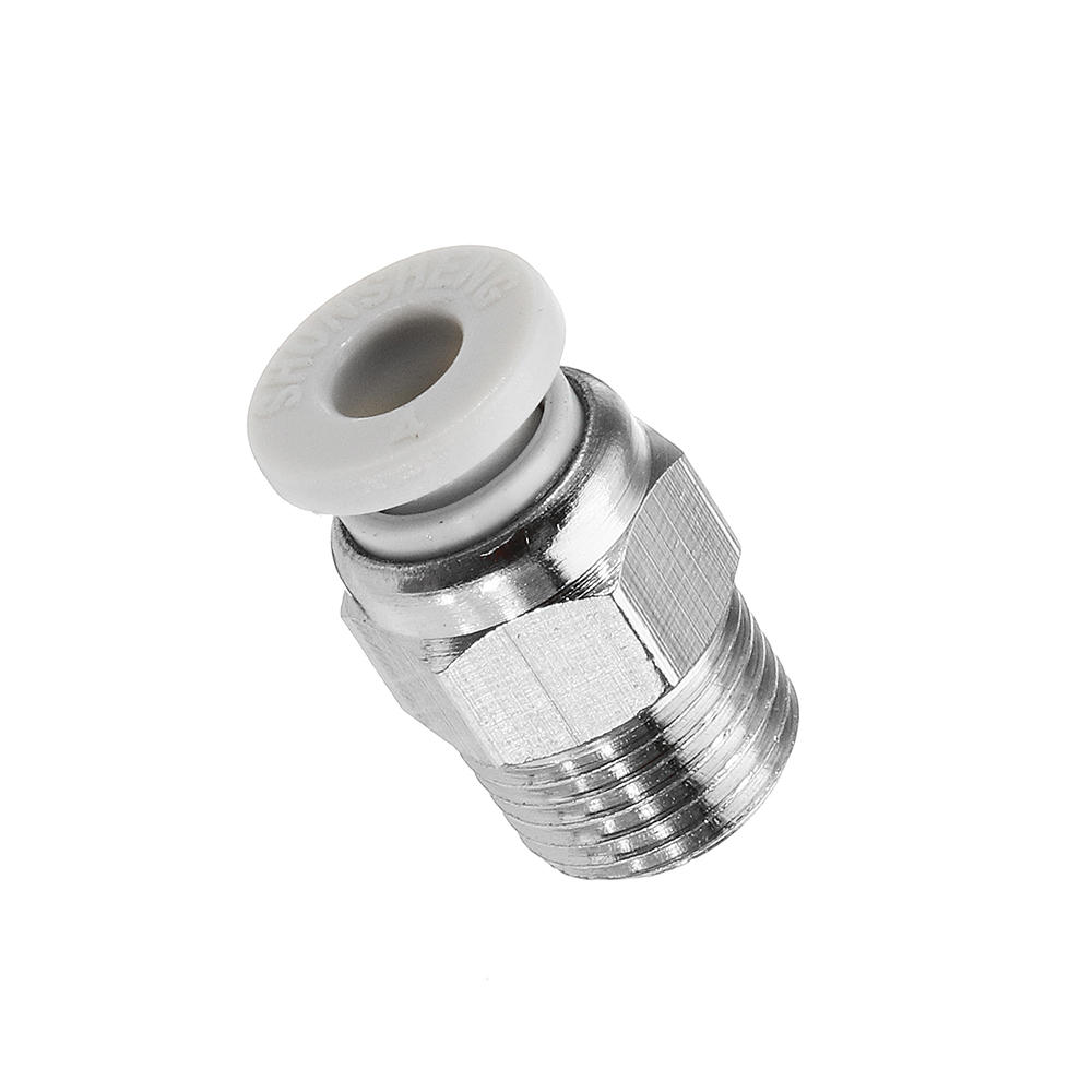 3pcs Creality 3D® Silver 1/8 Teeth Thread Nozzle Quick Direct Pneumatic Connector For 3D Printer