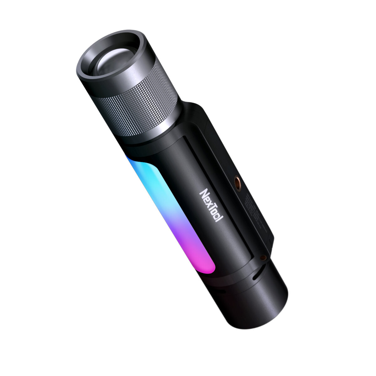 Nextool 12 In 1 900lm 245M Music Pulse Lamp Telescopic Focus Long Range LED Flashlight Torch With 18650 Power Bank Syste