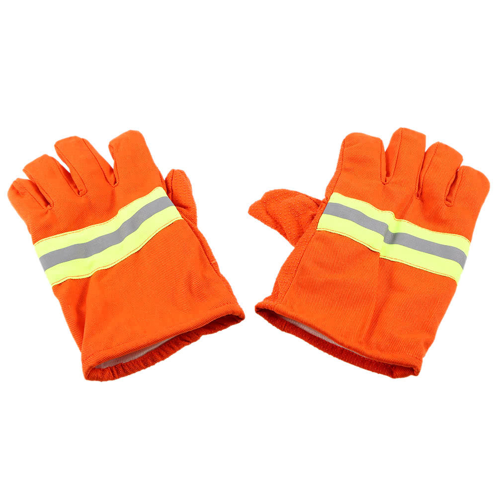 Fire Protective Gloves Fire Proof Heat Proof Waterproof Flame-retardant Non-slip Fire Fighting Anti-