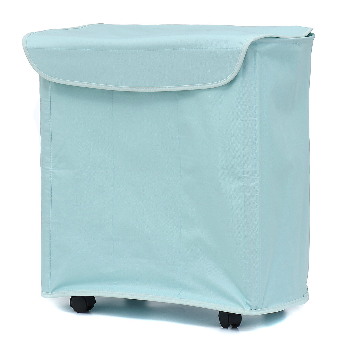 

Large Storage Laundry Basket Bathroom Dirty Clothing Foldable 3 Grids Fabric Collapsible Hamper Foldable with Wheels