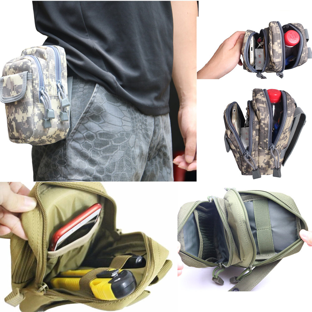 Molle PALS Waist Pack Belt Taille Bag Fishing Tools Taille Bag Pack