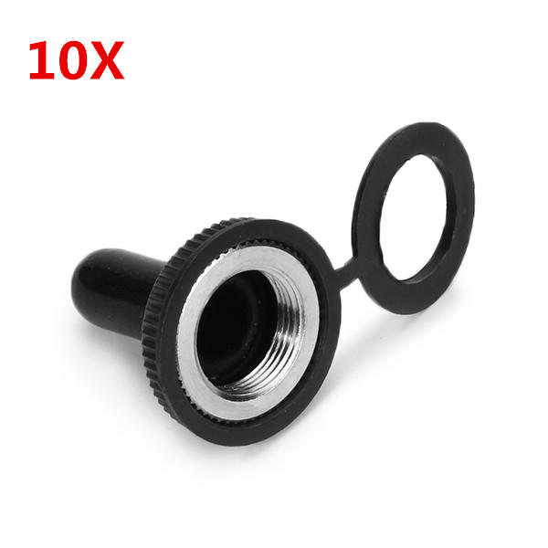 10pcs Wendao Rubber Toggle Switch Waterproof Cover Dustproof Hat Cap Protect 6mm/12mm