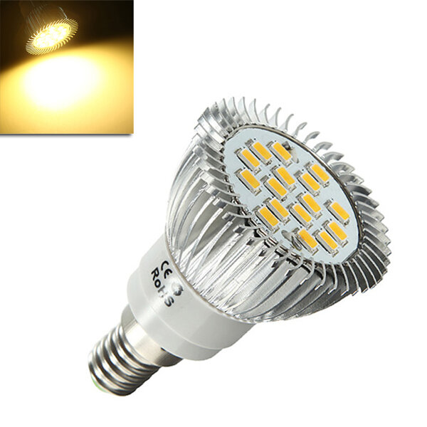 

E14 6.5W 500-550LM Теплый белый 5630 SMD 16 LED Лампы Spot Lightt 220V