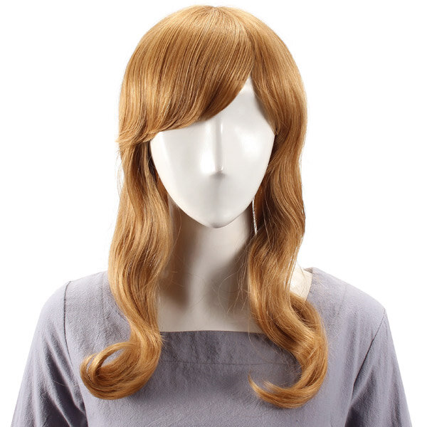 

Human Hair Wig Long Straight Full Bang Virgin Remy Mono Top Capless