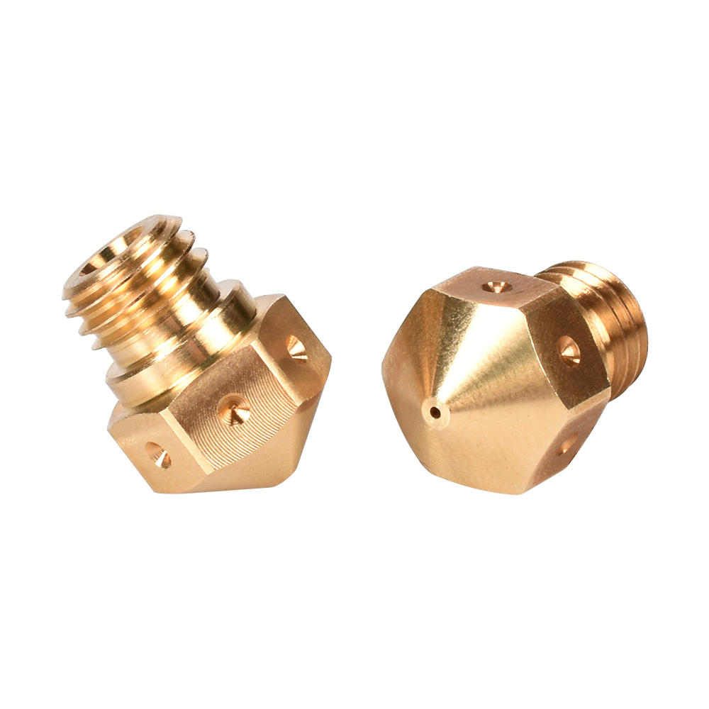 MK10 0.4mm M7 Threaded Brass Nozzle for 1.75mm Filament 3D Printer Part