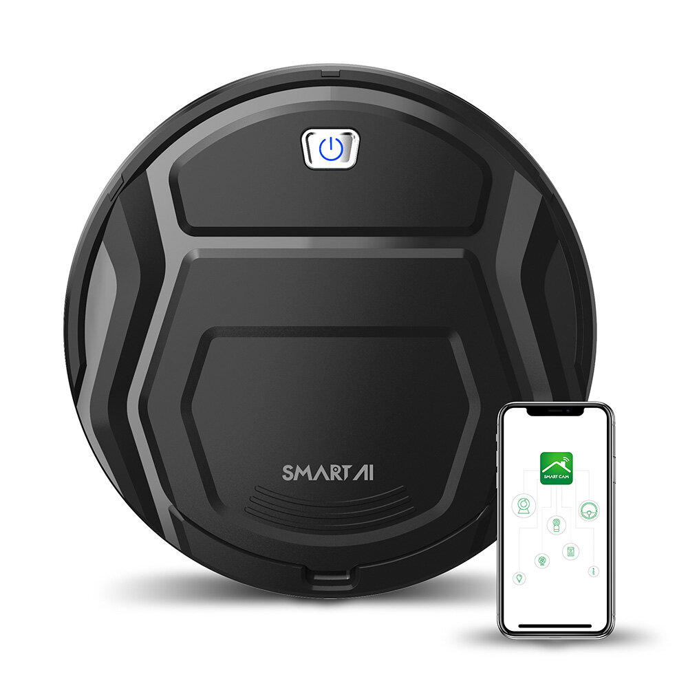 

SMARTAI 11 Max Robot Vacuum Cleaner 1500Pa Compass Navigation Four Cleaning Modes 3 Gear Suction Power 360°Anti-collisio
