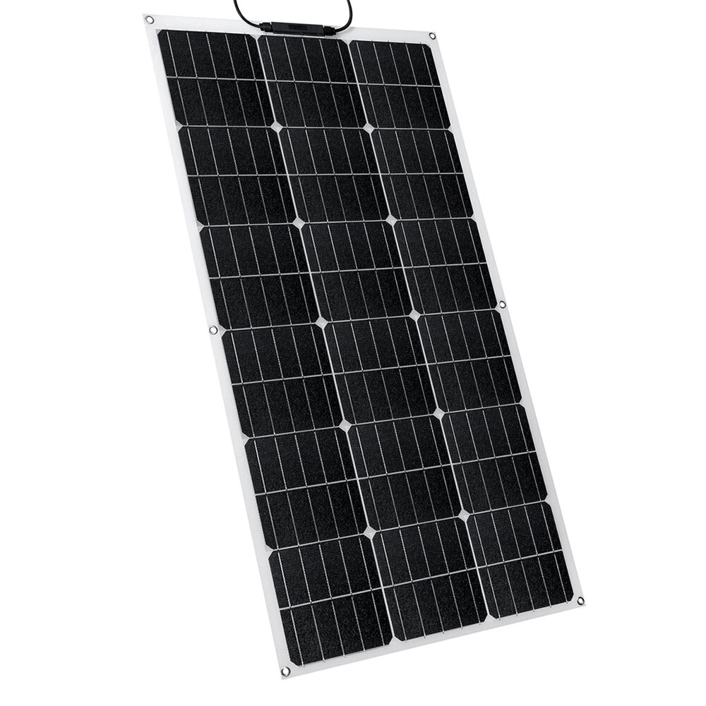 100W Solar Panel Taşınabilir Solar Batarya Şarj Cihazı Kampçılık Araba Bot Ev Jeneratörü