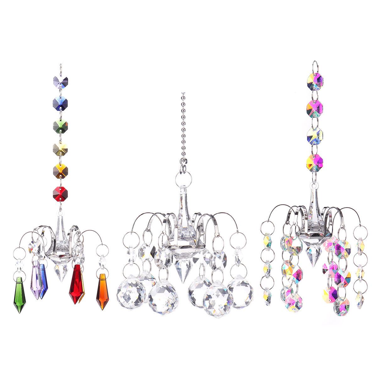 Crystal Lighting Ball hanger kralen kroonluchter opknoping drop prismas Suncatcher voor huisdecorati