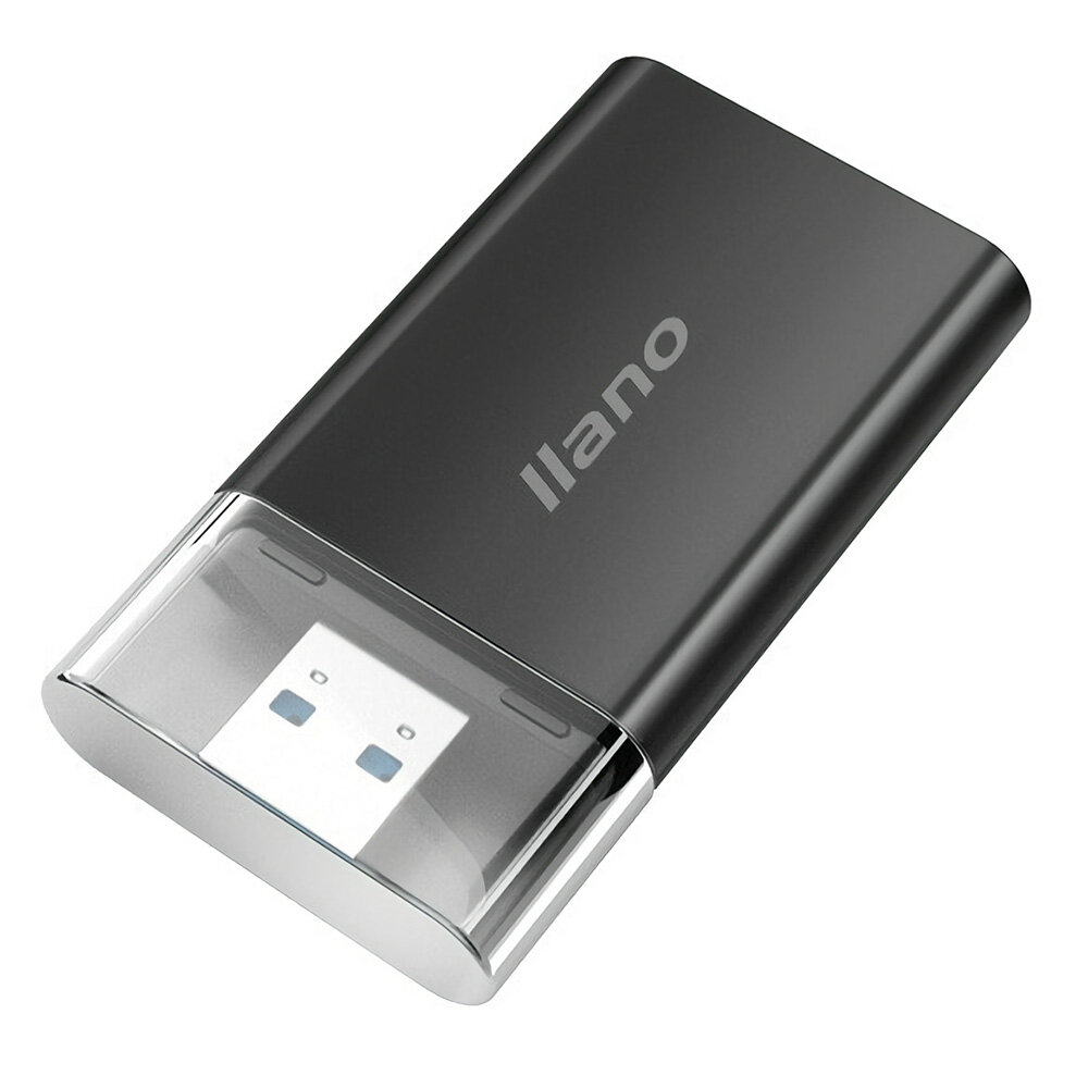 LLANO USB 3.0 Kaartlezer SD + TF Twee-in-een Kaartlezer 5.0Gbps Ondersteuning 512G Lezen LJN-CC1024