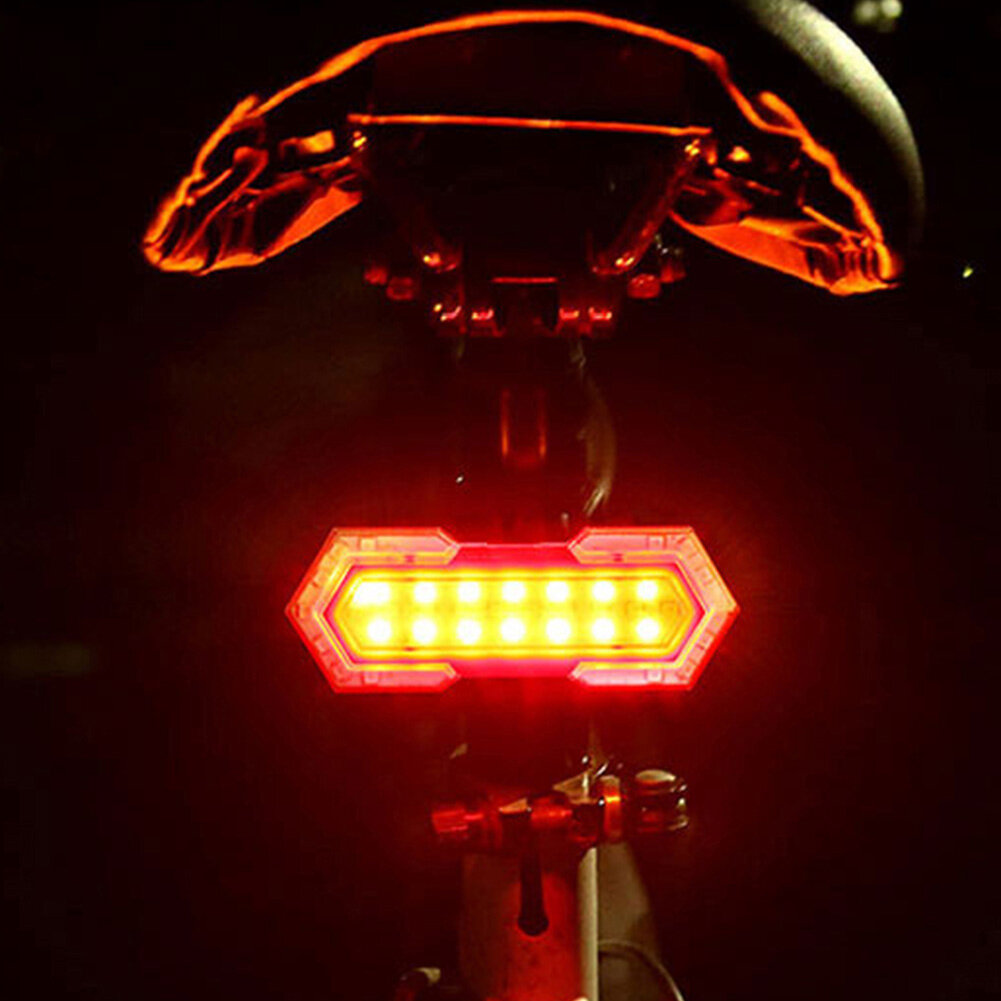 Imagen de Luz trasera inalámbrica para bicicleta Batería de 800mAh Resistente al agua 5 modos de luz Iluminación de 180° Fácil ins