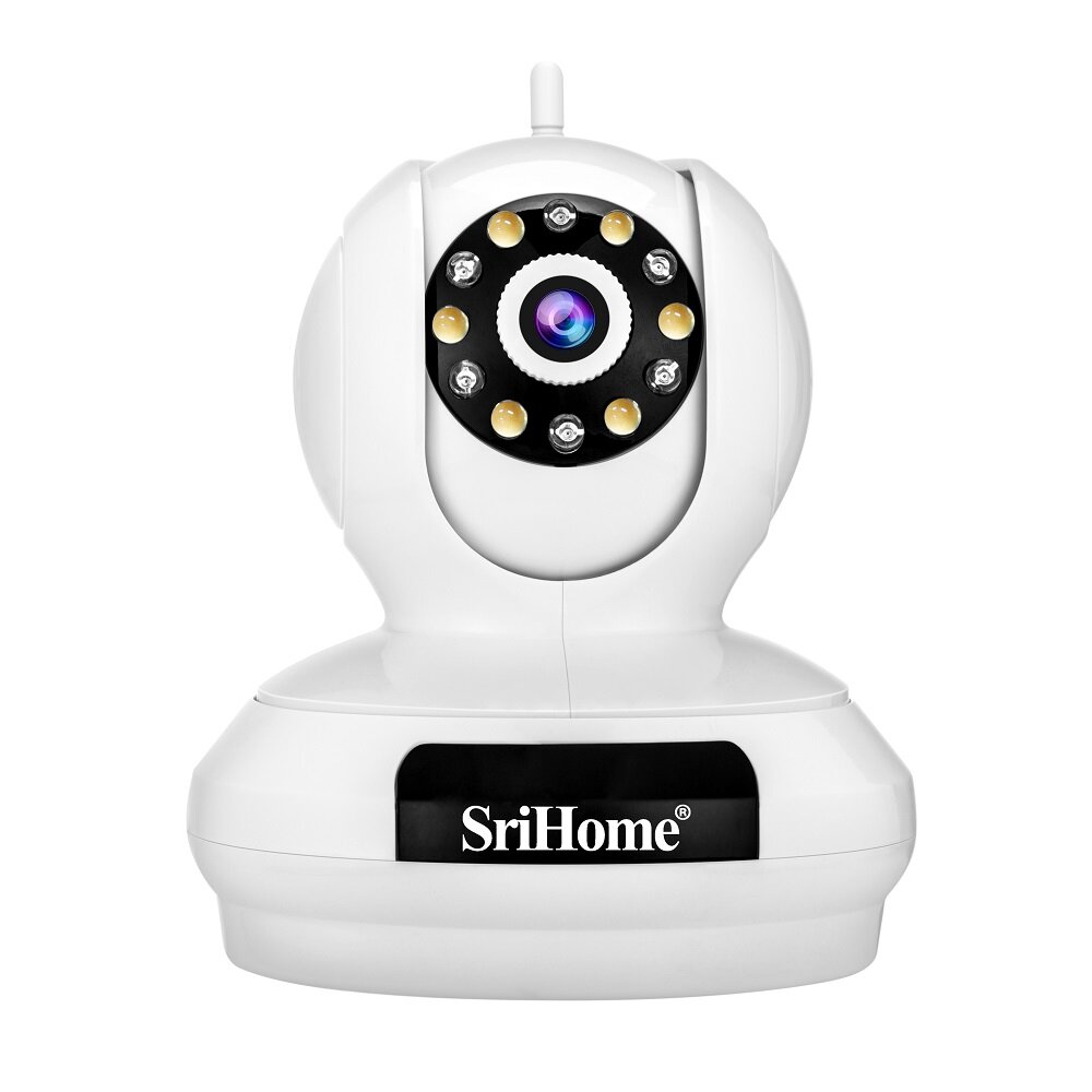Srihome SP019 5MP QHD Wireless 2.4G 5G WIFI IP Camera Dual Band Auto Tracking PTZ IP Camera Wireless