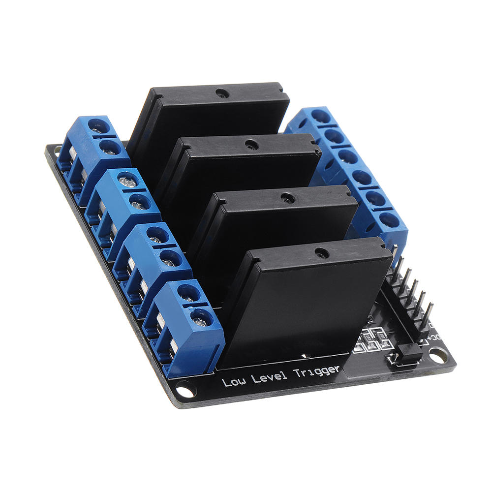 

4 Channel DC 24V Relay Module Solid State High and low Level Trigger 240V2A Geekcreit for Arduino - products that work w