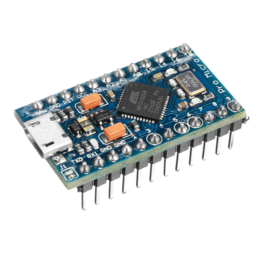 Geekcreit? Pro Micro 5V 16M Mini Leonardo Microcontroller Development Board Pin gesoldeerd