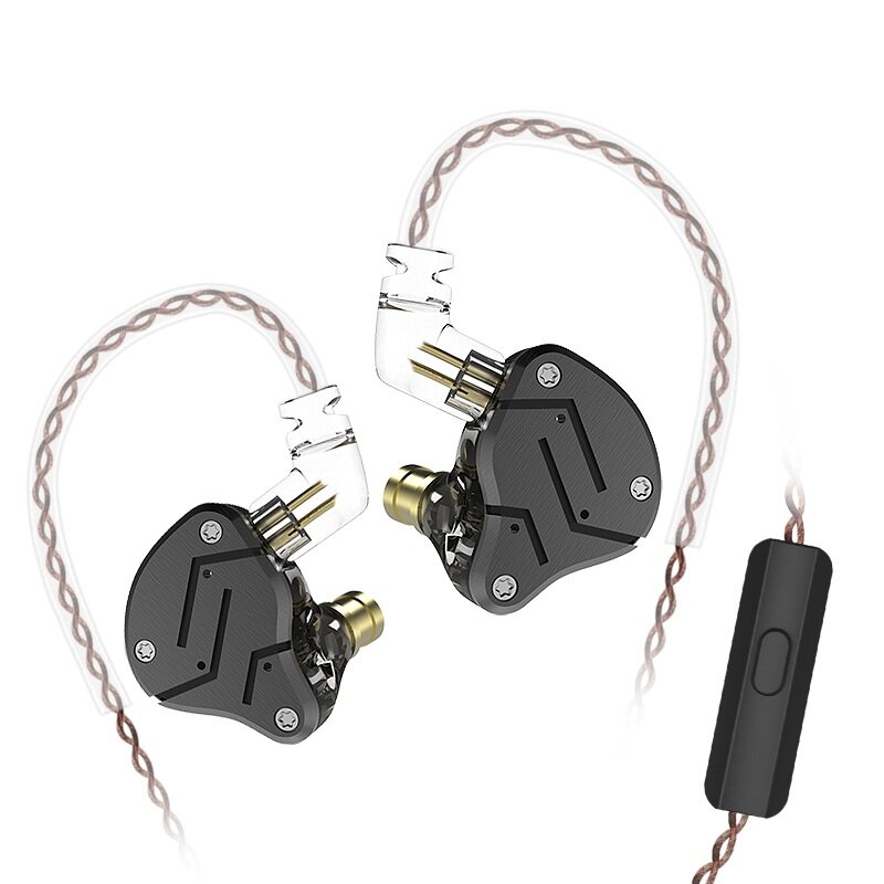 

KZ ZSN HiFi Dynamic Balanced Armature Driver Earphone Noise Cancelling 3.5mm Wire Headphone