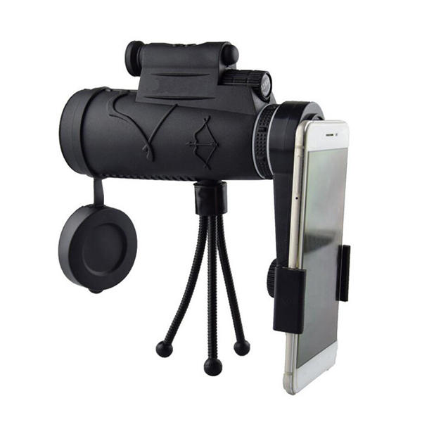 

IPRee® 50x60 Monocular HD Optic BAK4 Day Night Vision LED Laser Light Telescope + Tripod + Phone Holder