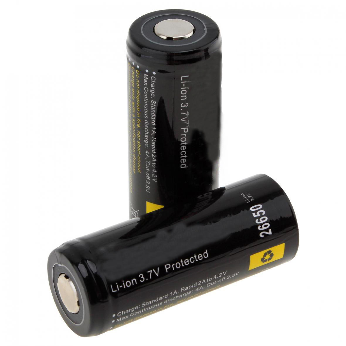2Pcs Soshine 3.7v 5500mah 26650 Li-ion Battery Protected High Discharge Rechargeable Battery + Box