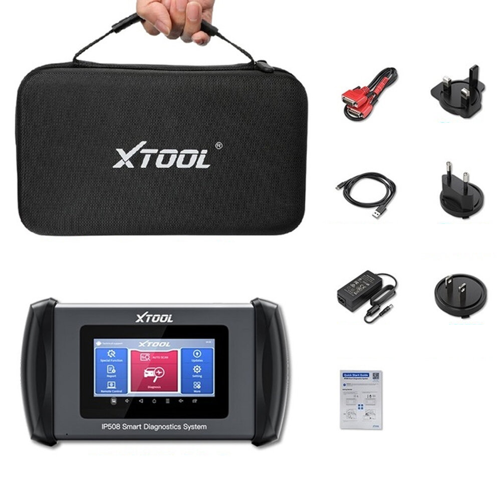

XTOOL InPlus IP508 OBD2 5 System Diagnostic Tools Car ABS SRS AT Engine Scanner with EPB Oil 6 Reset Auto VIN Online Fre