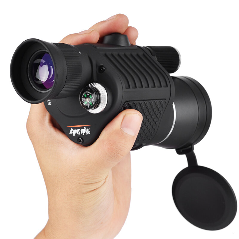MaiFeng 10x40 Telescope with 260ML Flashlight HD Monoculars Outdoor Night Vision Camping Hunting Travel Observation