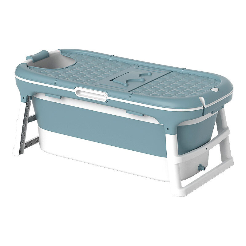 Xiaoshutong 1.43M/1.28M/1.15M Portable Folding Bathtub Surround Lock Temperature Universal Bath Barrel for Baby and Adul
