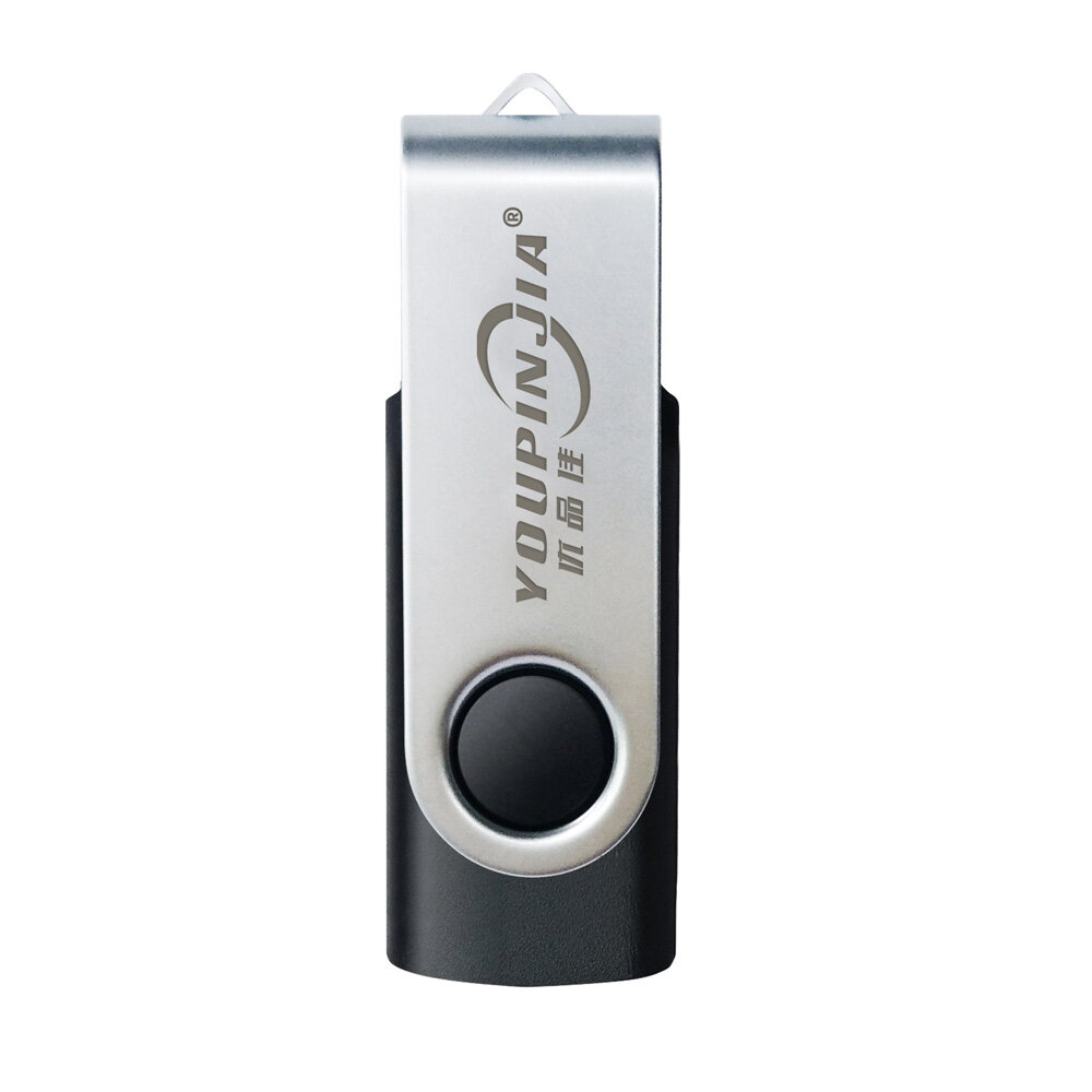 32G 64G USB2.0 Flash Drive 360? Rotated Design U Disk Portable USB Stick PenDrive Thumb Drive Metal 