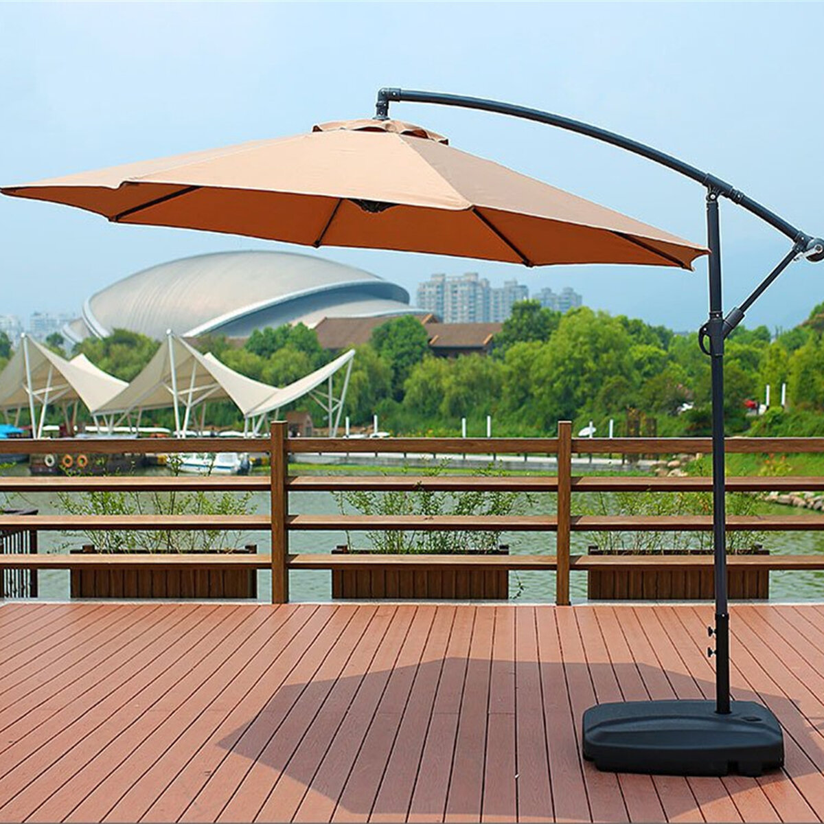 110x300cmパラソル防水サンシェードビーチ傘屋外ガーデンパティオキャンプ傘用交換用布