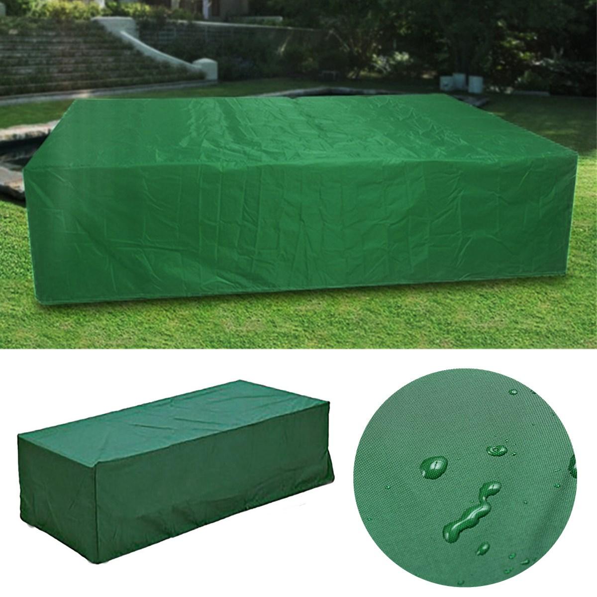 210x140x80cm al aire libre Impermeable Cubierta protectora de los muebles del patio para el banco de la mesa Cube jardín