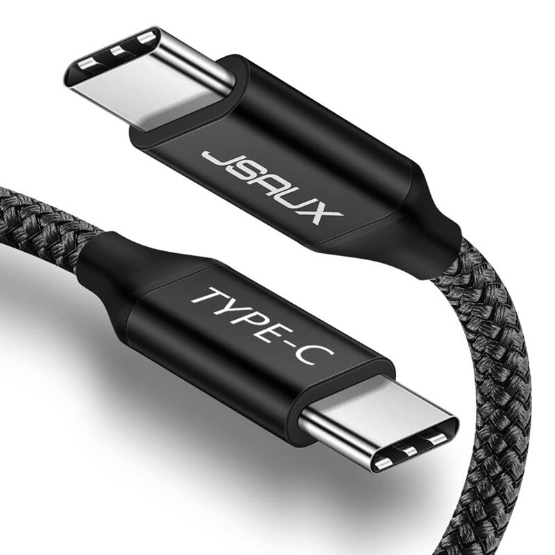 JSAUX 20V 5A USB-C to USB-C / Type-C to Type-C Data Cable for Google Pixel 2 XL for Samsung Galaxy S21 Note S20 ultra Huawei Mate40 P50 OnePlus 9 Pro