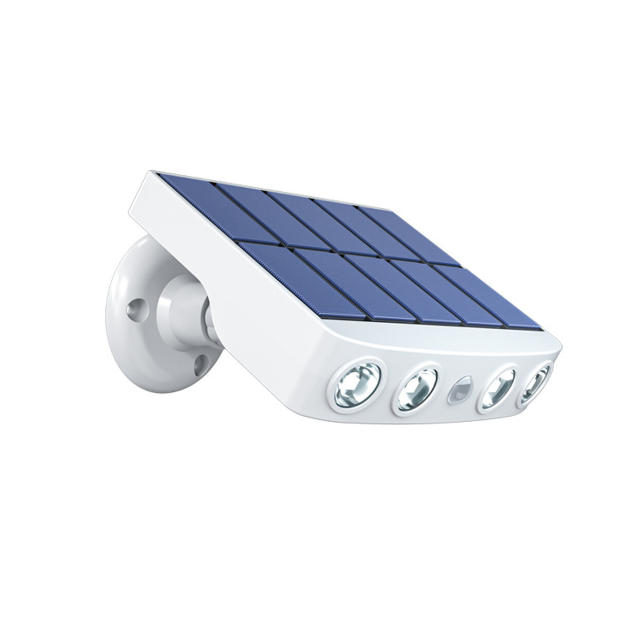 LED Solar Powered Wall Light IP65 Waterproof Outdoor Garden Light PIR Human Body Motion Sensor with Bracket for Path Str