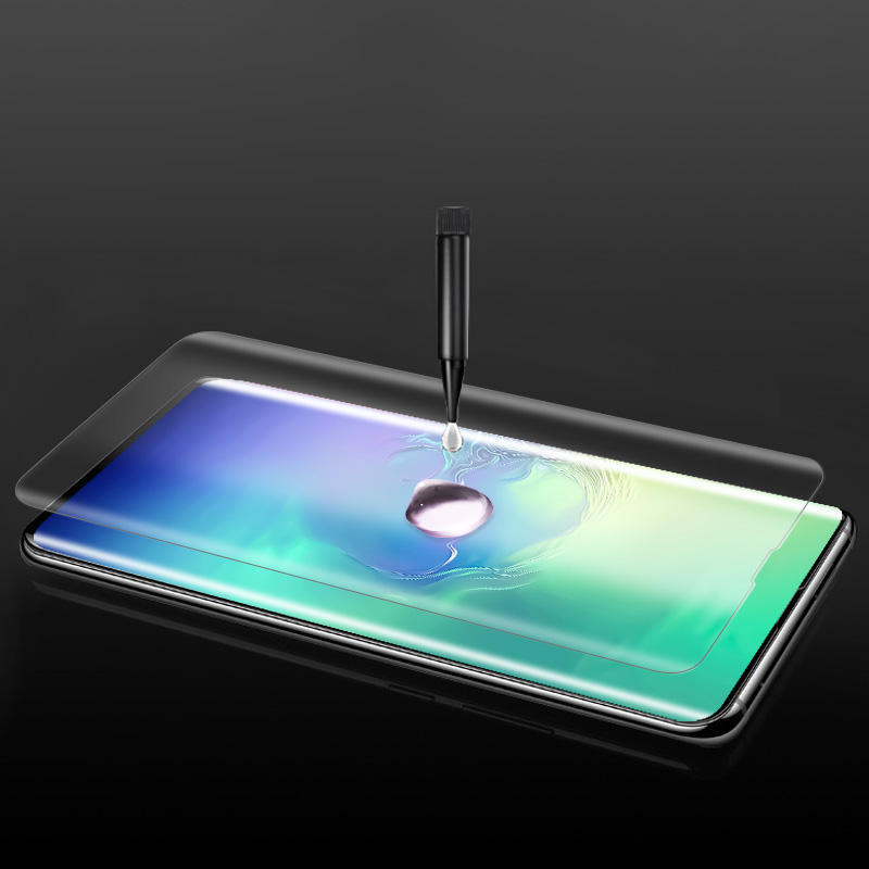 Bakeey Volledige lijm gehard glas displayfolie voor Samsung Galaxy S10e 3D gebogen randfilm