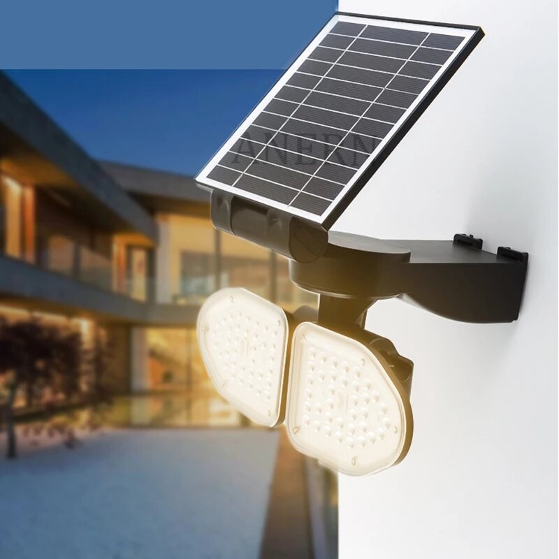 10W 20W LED Solar Wandlampen Verstelbare Solar LED Path Light Outdoor Garden Wall Yard Fence Lamp