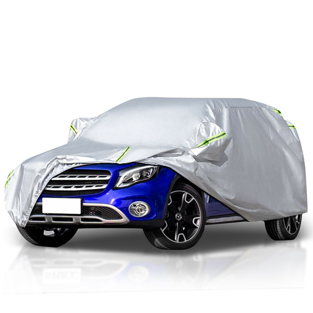 190T Full SUV Cover Waterproof Sun Scratch Rain Snow Dust Protection Outdoor Indoor
