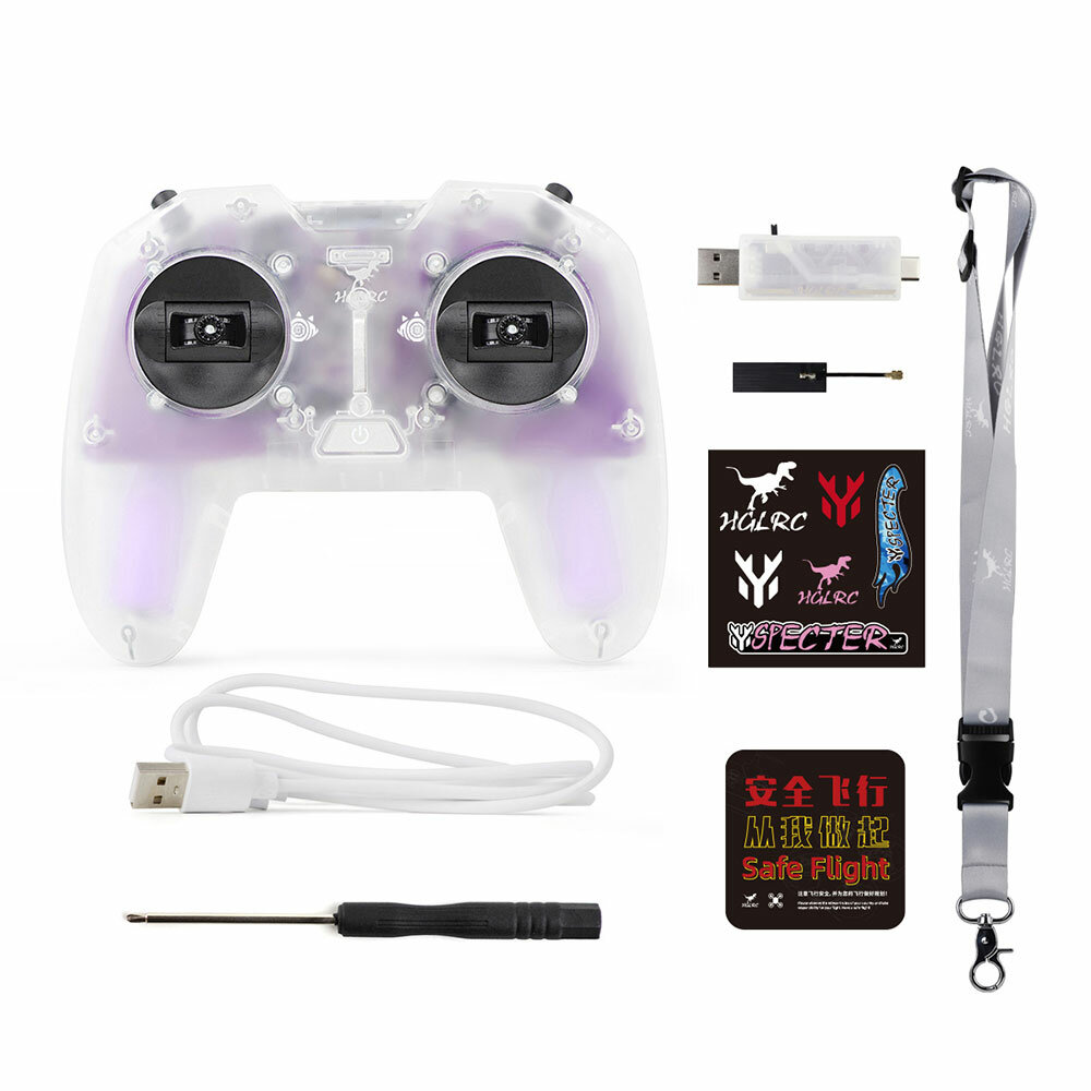 HGLRC C1 remote controller + dongle + strap