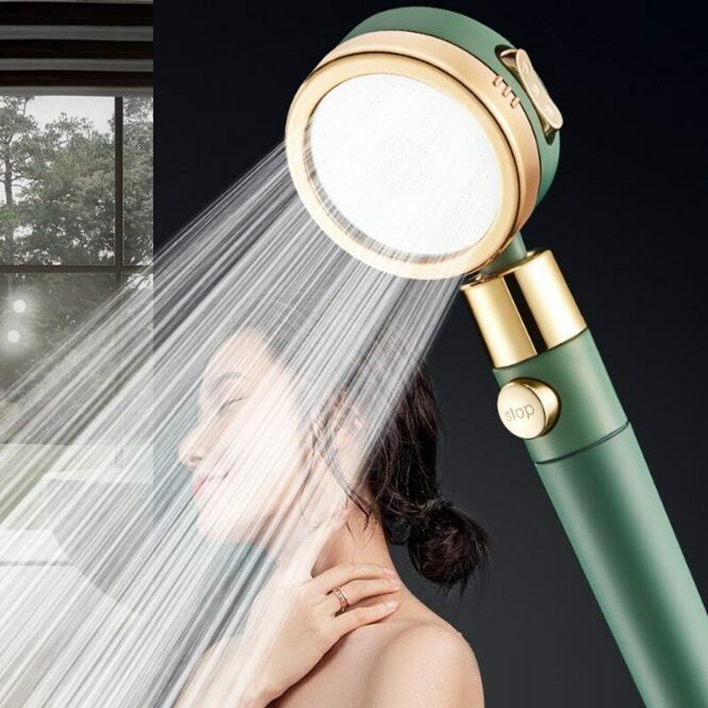 

High Pressure Upgrade Shower Head 3 Modes Handheld Adjustable Water Saving ShowerHead Pressurized Spray Nozzle Bathroom