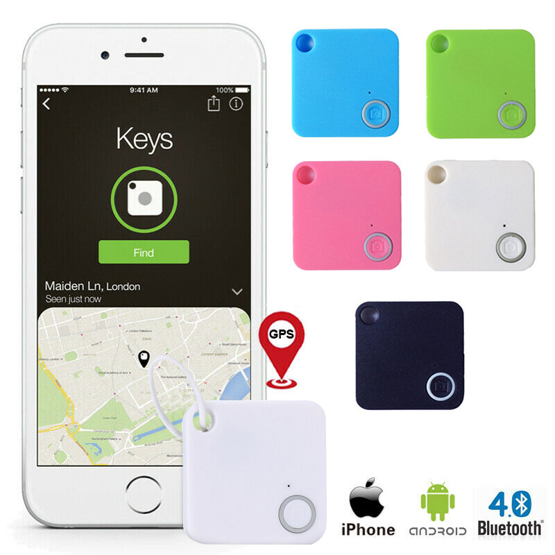 Bakeey smart key finder mini bluetooth gps tracker wallet keys alarm locator kids pets anti-lost tracker