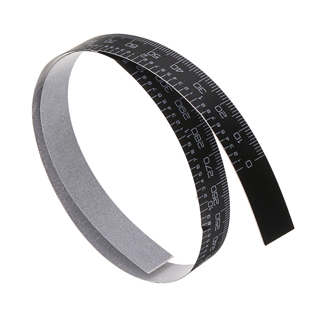 0 100150200300mm Self Adhesive MetricInch Ruler Black Tape for Digital Caliper Replacement