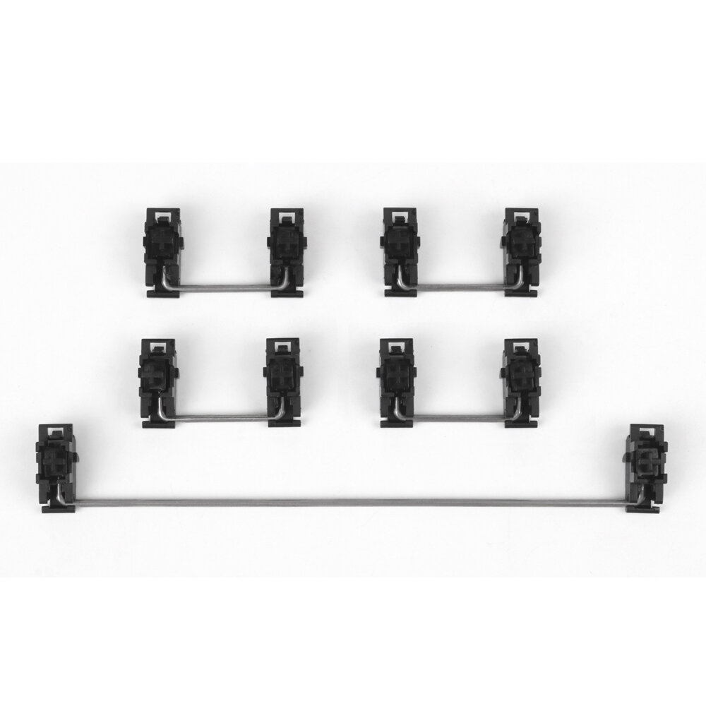 

Gateron Black Steel Plate-Mount Stabilizer Set Винтовые стабилизаторы для Механический Клавиатура 60% вал Большой шпонка