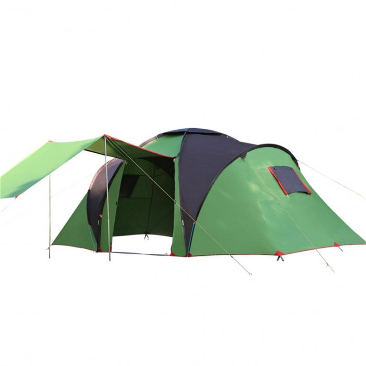 4-6 persone Famiglia Dome Tenda impermeabile doppio strato grande baldacchino parasole esterno campeggio