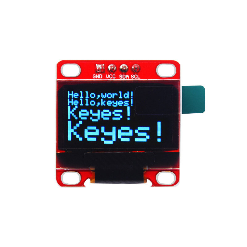 096 Inch LCD Blue Screen OLED Display Module IIC 12C Communication for Arduino products that work with official Arduin