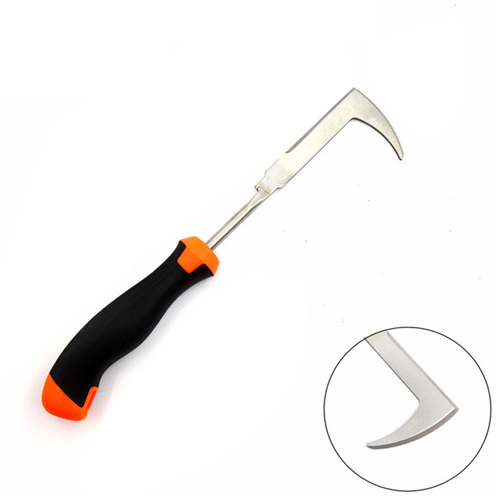 

7 Shape Garden Weeder Manganese Steel with Rubber Handle, Compact Size Perfect for Precision Weeding Garden Tools for Ef