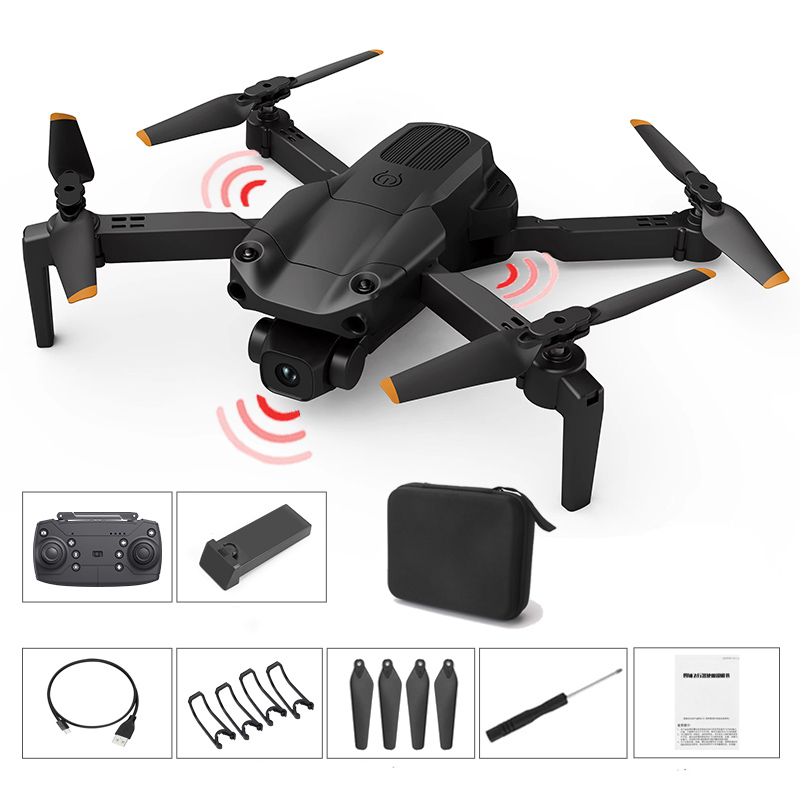 CSJ S172 PRO WIFI FPV witrh 4K Dual Camera Three-side Obstacle Avoidance Altitude Hold Coreless RC Drone Quadcopter RTF