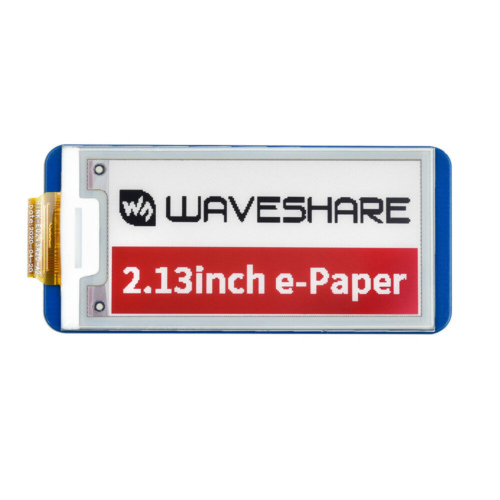 

Waveshare® 2.13 Inch E-ink Screen Display e-Paper Module SPI Interface Partial Refresh Black Red White 212×104