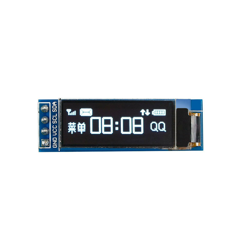 091 inch OLED LCD Screen 12832 Display Module IIC Device Compatible for Raspberry Pi