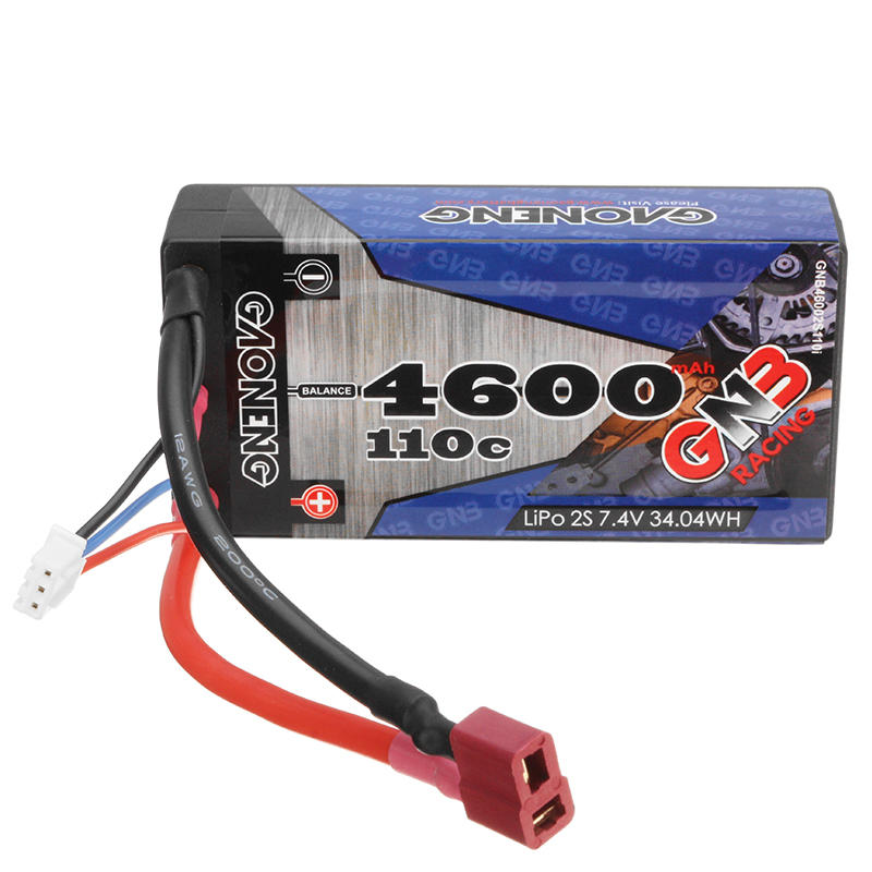 Gaoneng GNB 7.4V 4600MAH 2S 110C Lipo battery T Plug For RC Car