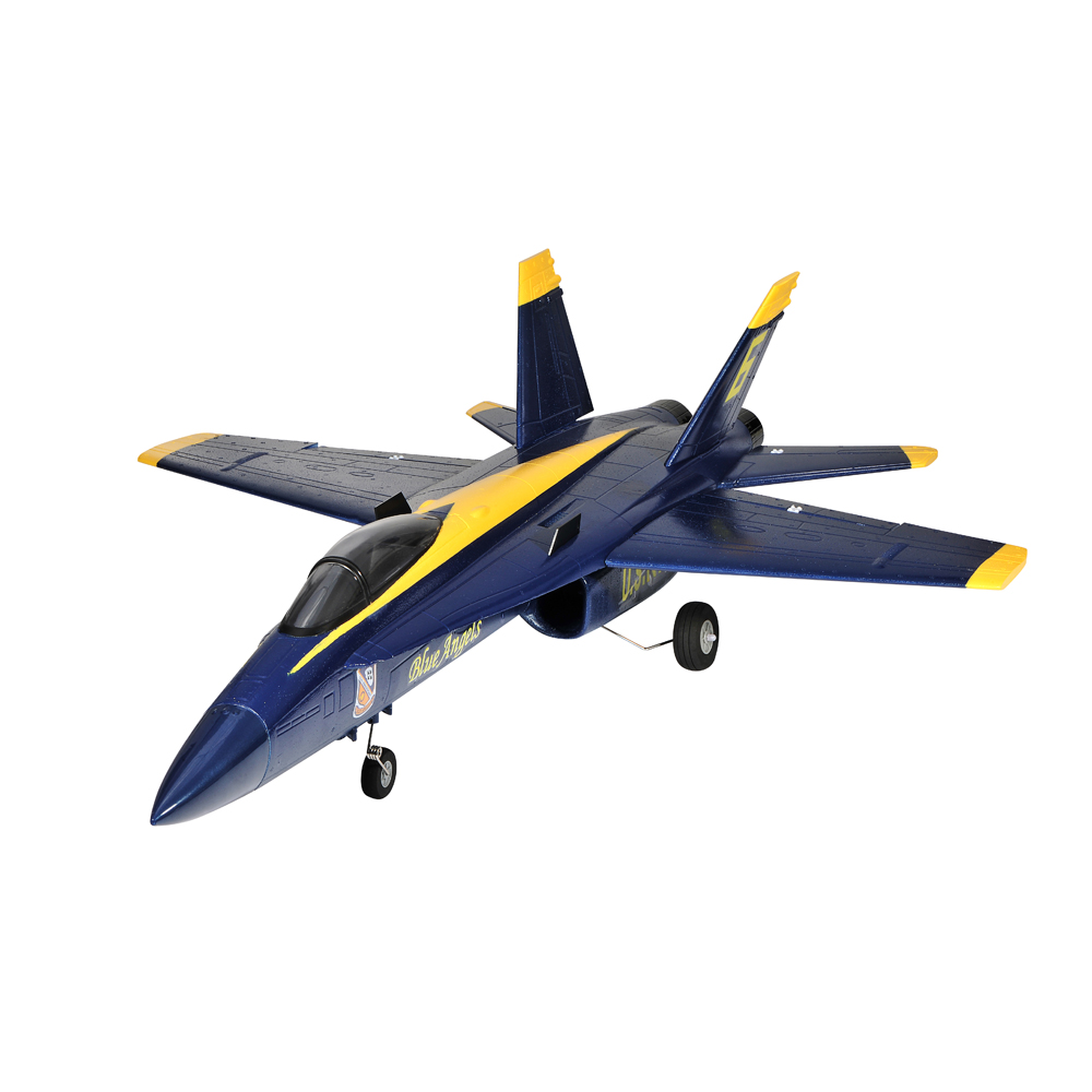 

TOPRC 64 мм EDF F-18 Blue Angel 686 мм размах крыла EPO 3D пилотажный радиоуправляемый самолет Реактивный PNP
