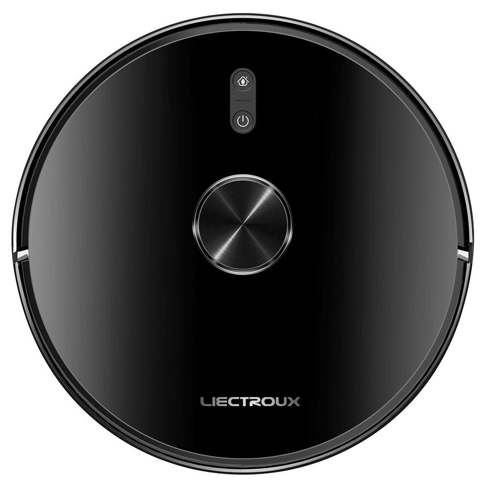LIECTROUX X6 Robot Vacuum Cleaner Automatic Window Cleaning Robot 6500Pa Suction, LDS Laser 235ml Water Tank 5 Maps Saved,Voice Control