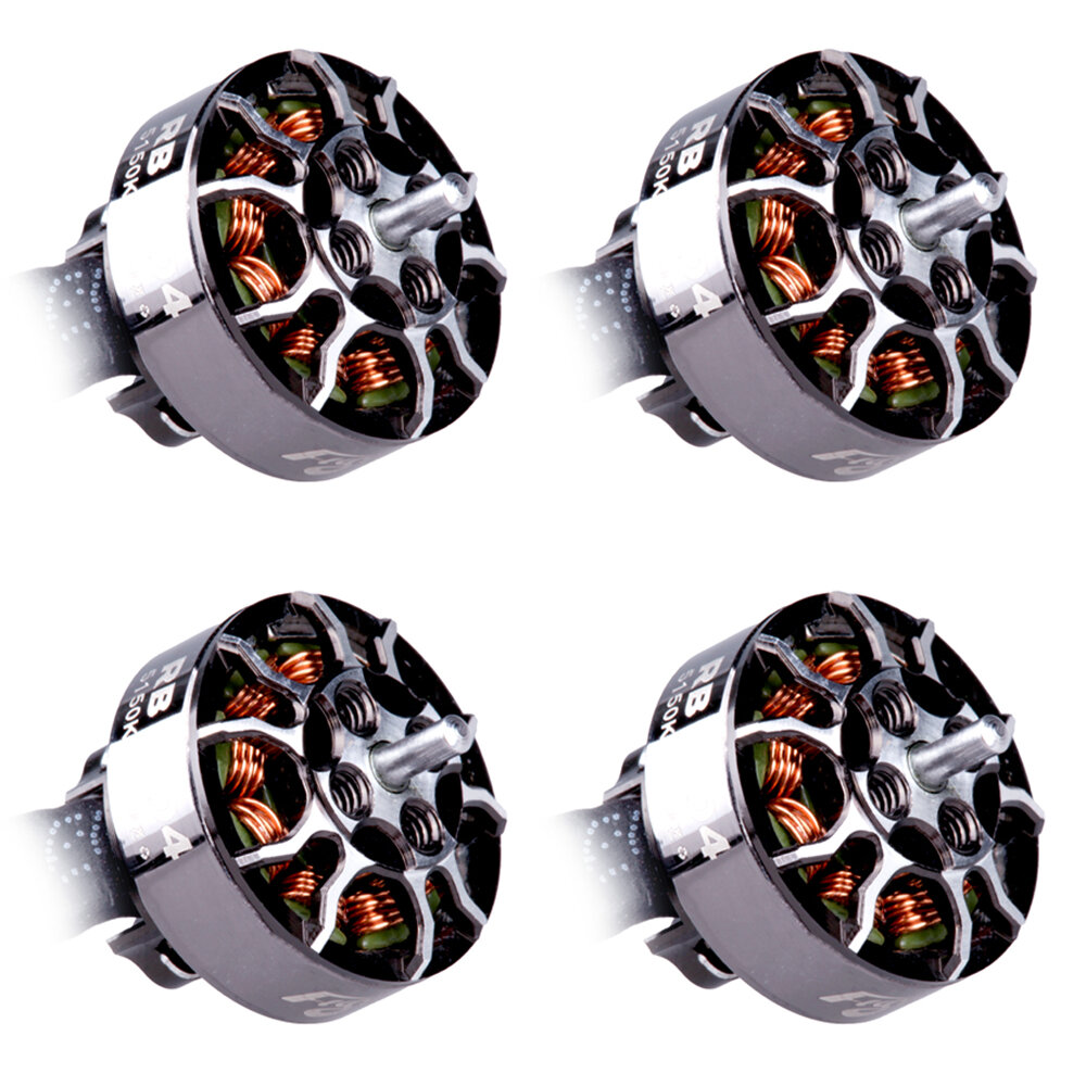 

4 PCS Flywoo ROBO RB 1204 5150KV 3-4S / 8150KV 2-3S Brushless Motor for toothpick Whoop RC Drone FPV Racing